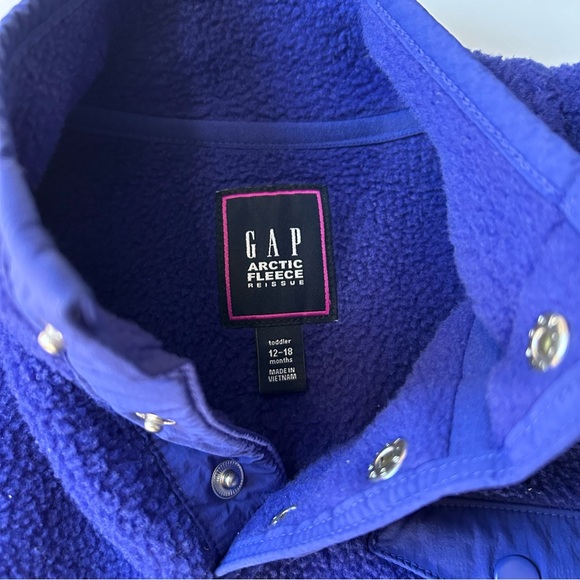 NWOT Gap Toddler Arctic Fleece Mockneck Pullover, Size 12-18 Months - Picture 8 of 9